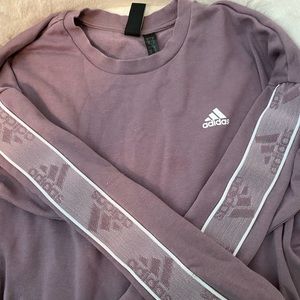 Adidas cropped sweatshirt size small